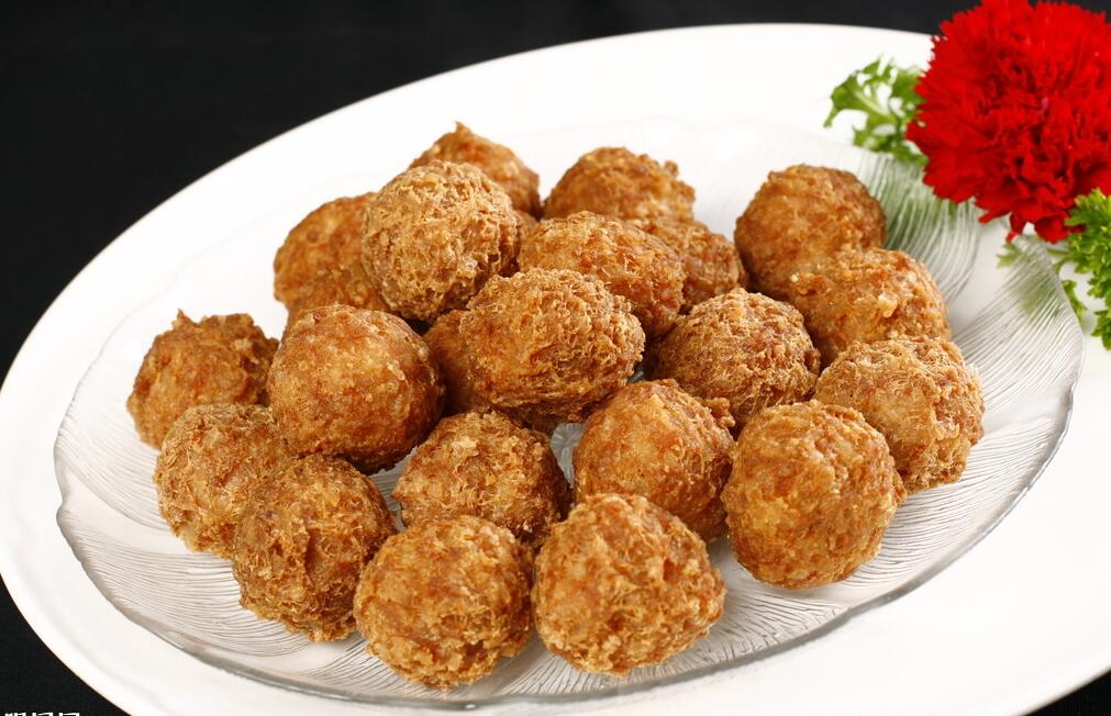 干炸丸子怎么做