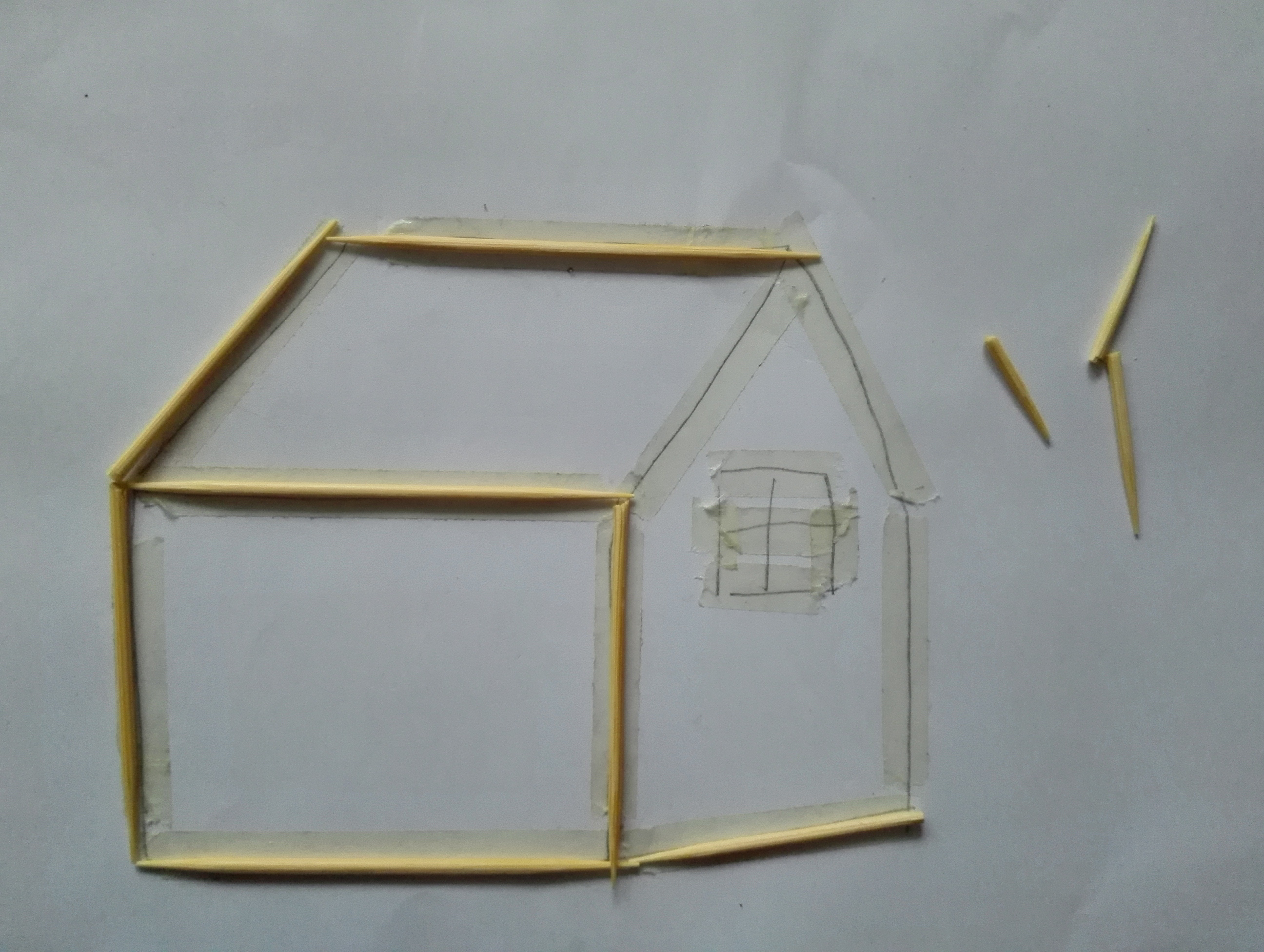 diy手工作品-牙签画