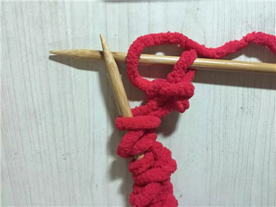 鱼骨针围巾织法图片