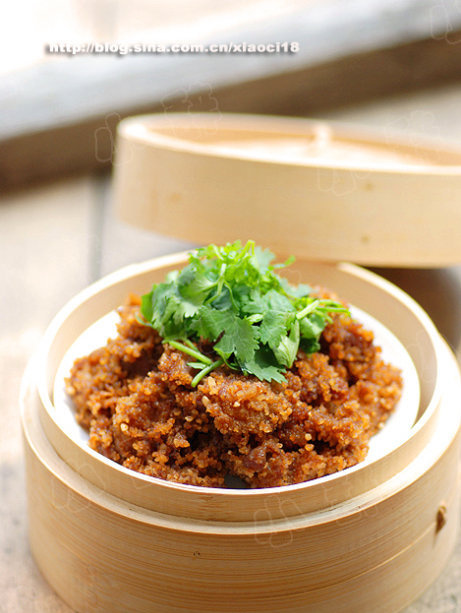 外婆家传菜冬日川式粉蒸牛肉