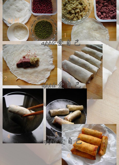 让普通变得不普通—双色春卷