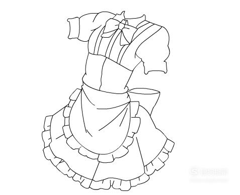 简笔画之裙子的画法