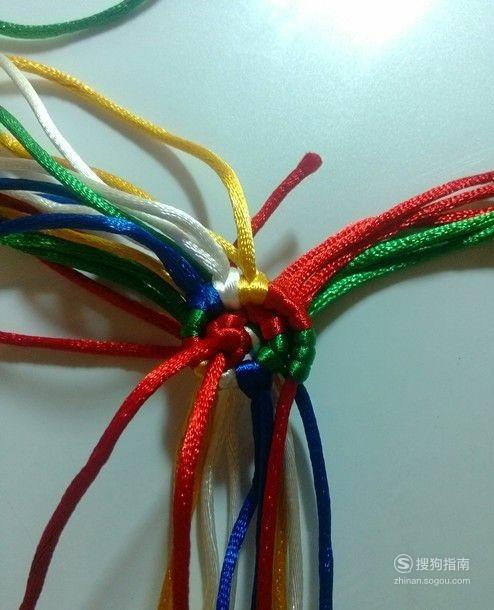 藏式五彩转经筒的编法