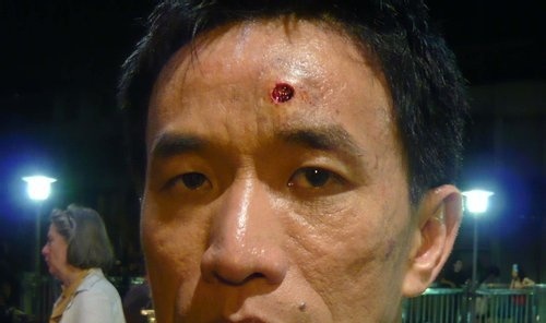 影视特效化妆教程:[1]枪伤化妆效果 教学教学了 - 青涩博客