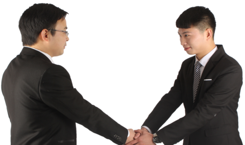 01其一,不要用左手与他人握手.