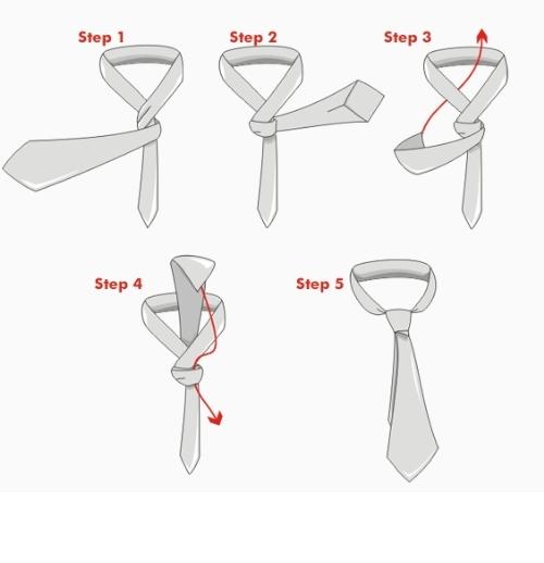 衣服领口打结方法图解图片