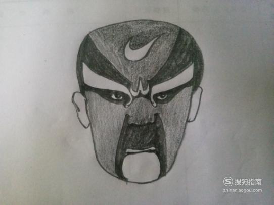 简笔画京剧脸谱之包公