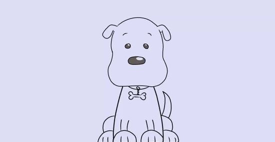 如何画一只狗