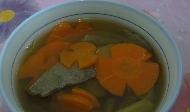 胡萝卜猪肝汤养肝明目