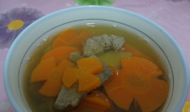 胡萝卜猪肝汤养肝明目