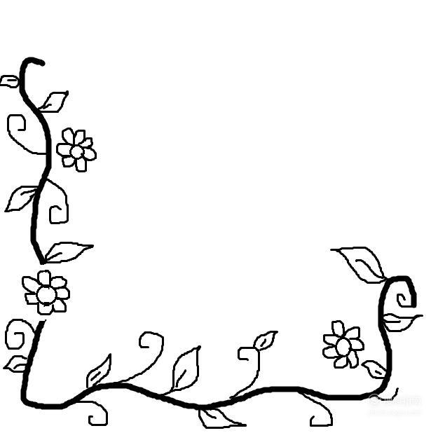 花边怎么画好看