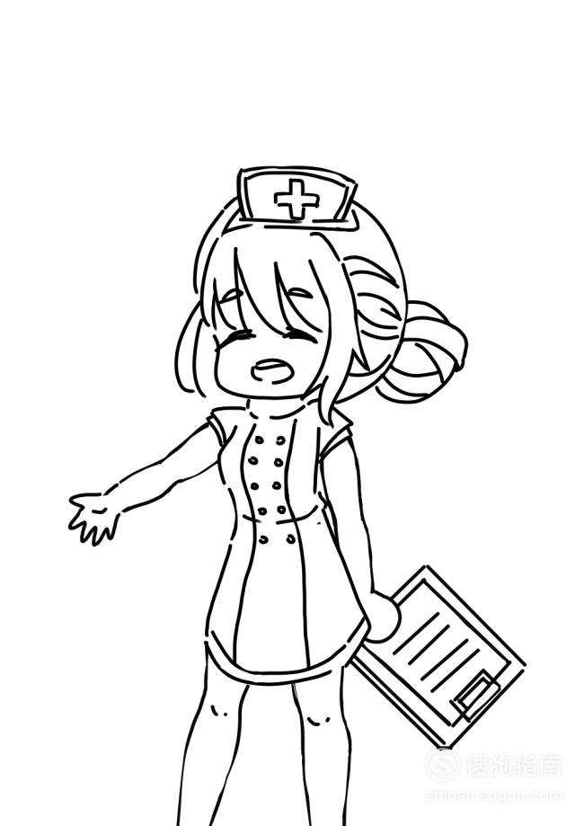人物绘画:小护士怎么画?