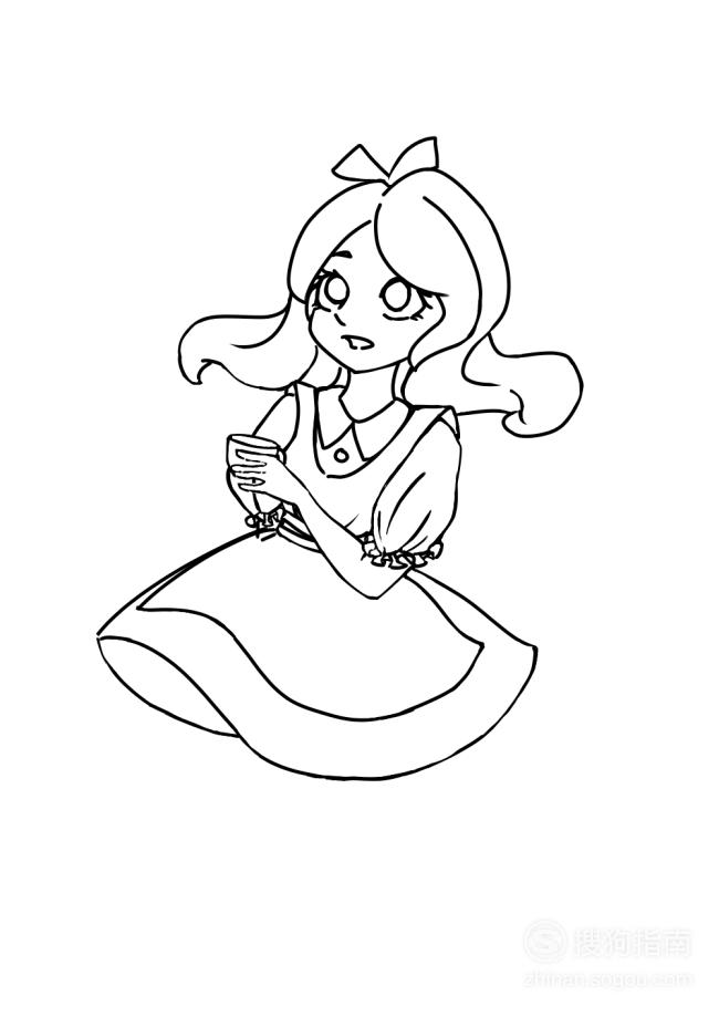 人物绘画:爱丽丝怎么画?