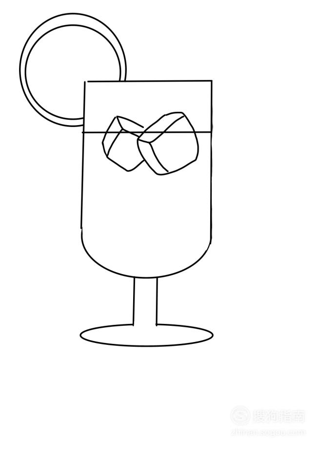 卡通简笔画:柠檬汁怎么画?