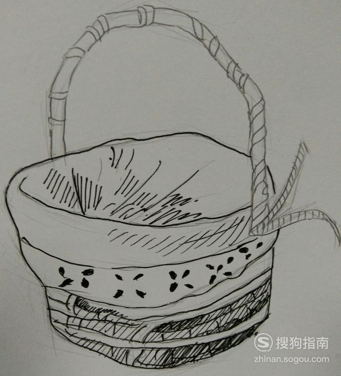 简笔画入门必学教程——竹篮