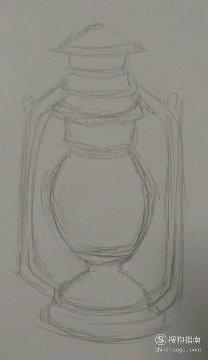 简笔画入门必学教程——煤油灯