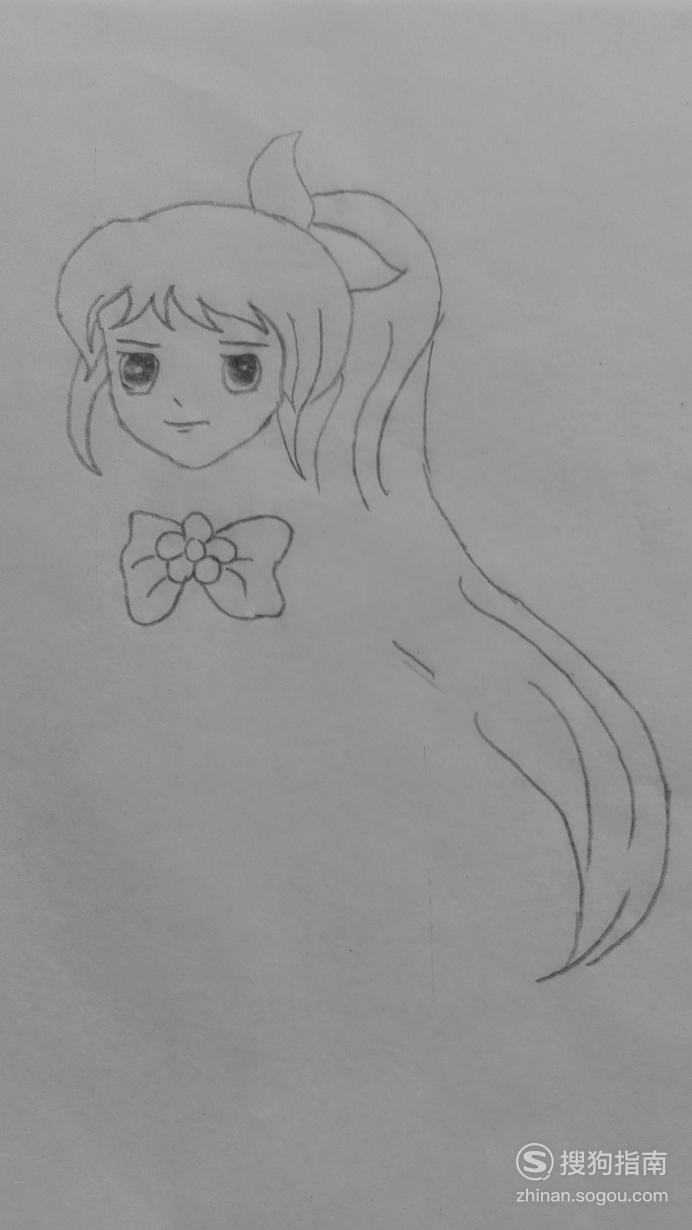 如何画巴啦啦小魔仙之美琪的简笔画