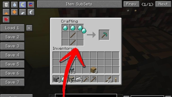 如何在minecraft(挖礦爭霸)中製作鶴嘴鋤