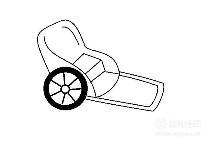 水彩画黄包车的画法