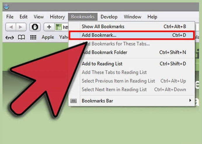 如何在safari浏览器中添加书签