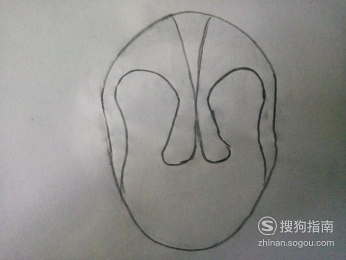 简笔画京剧脸谱之严颜