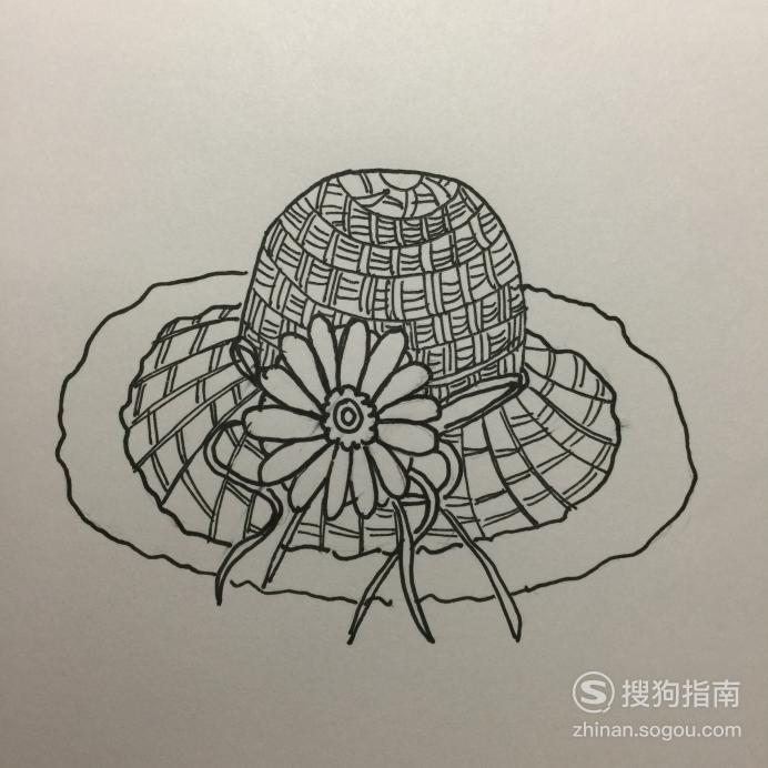 简笔画入门必学教程——草帽