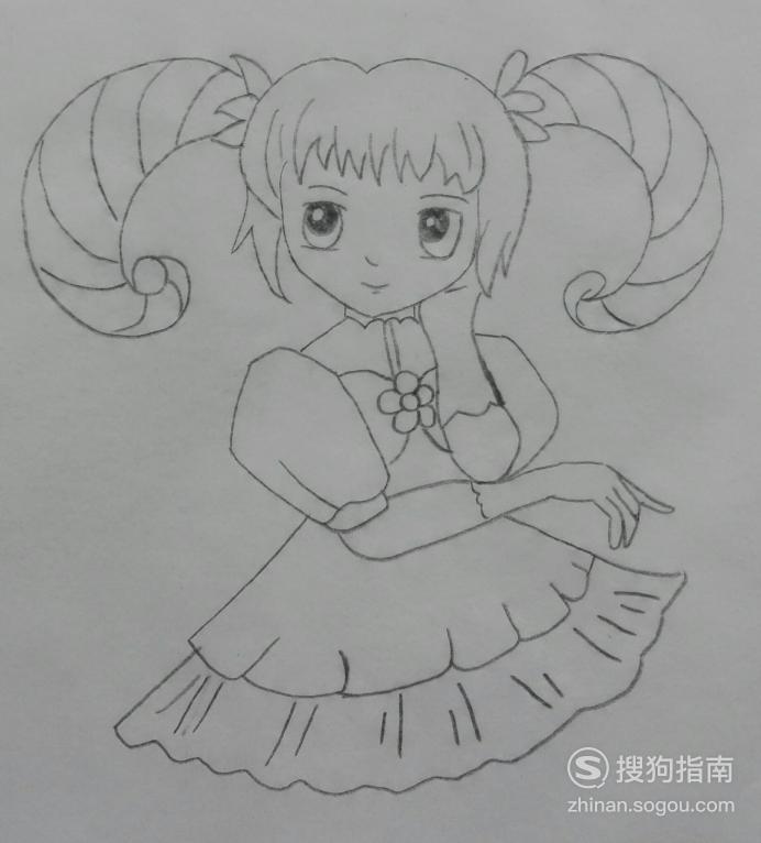 如何画魔仙小千的简笔画