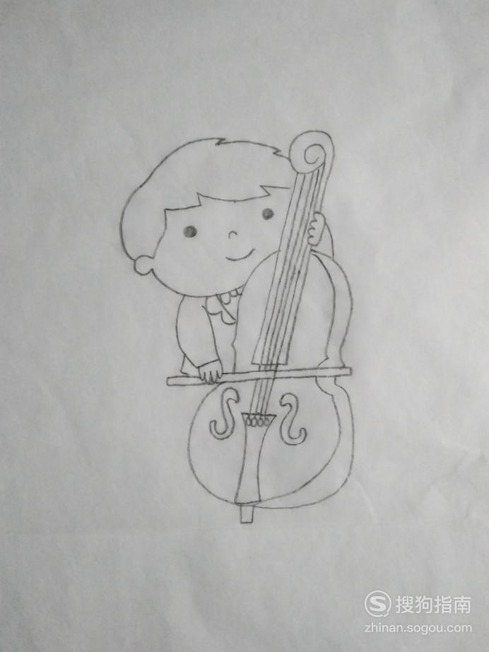 简笔画音乐家的画法
