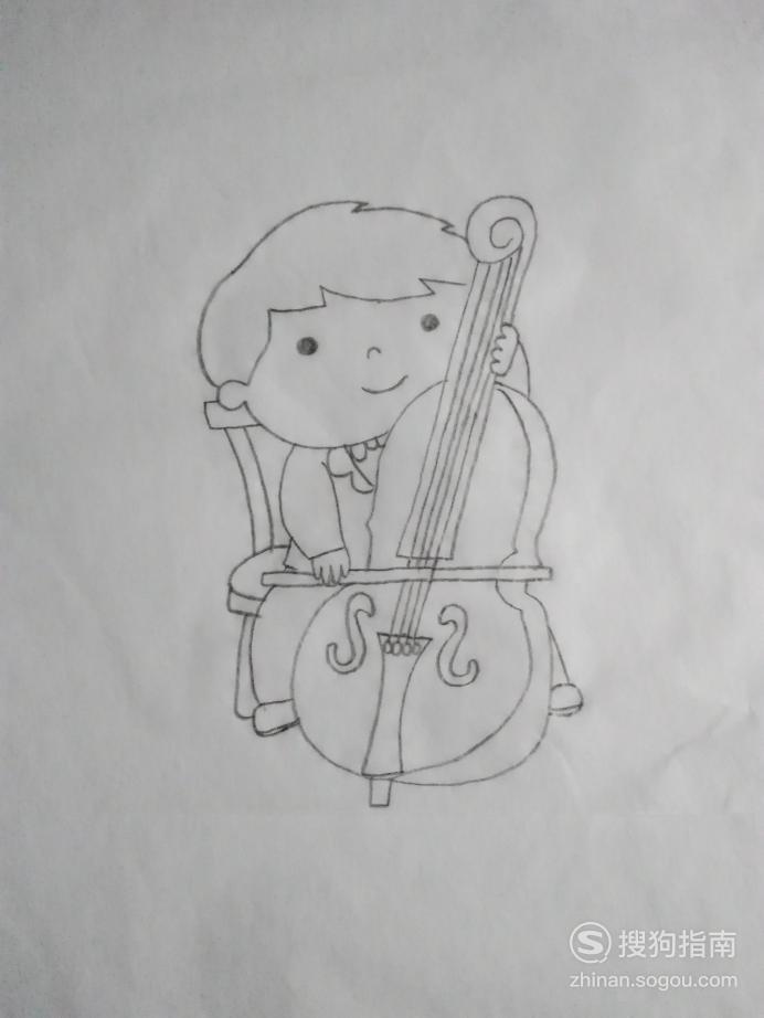 简笔画音乐家的画法