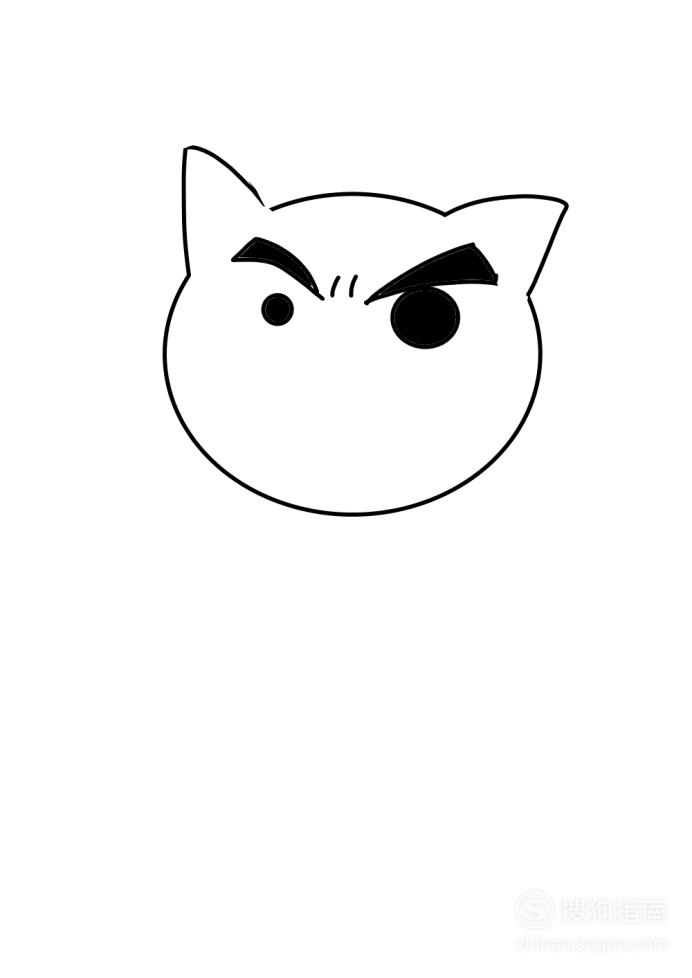 卡通简笔画:肥嘟嘟左卫门怎么画?