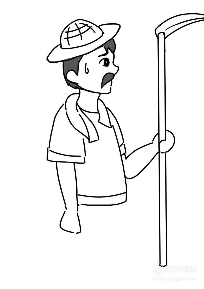 人物绘画:农民伯伯怎么画? 一起来研究下吧 - 青涩博客