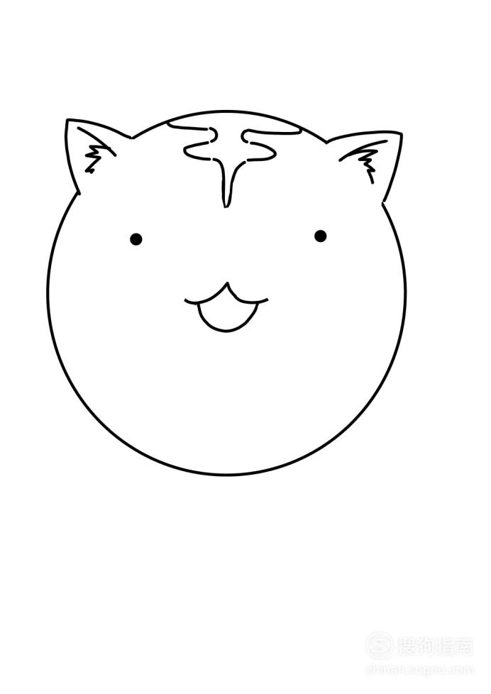 卡通简笔画:嘟嘟猫怎么画?