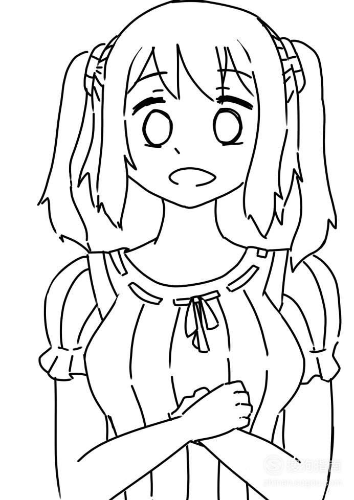 人物绘画:海老名菜菜怎么画?