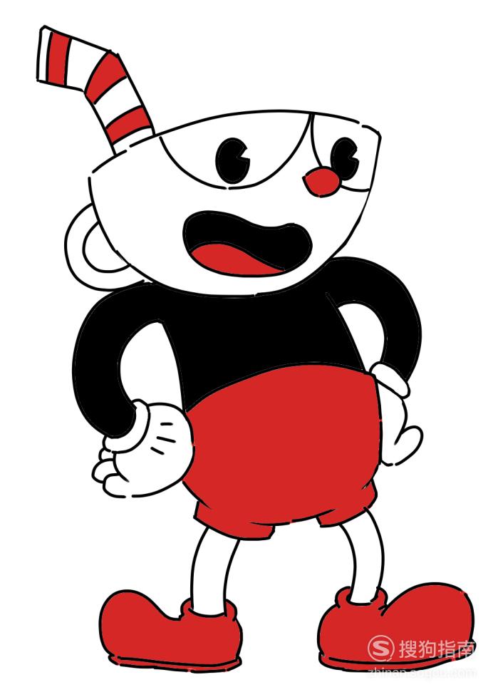 卡通简笔画:茶杯头怎么画?