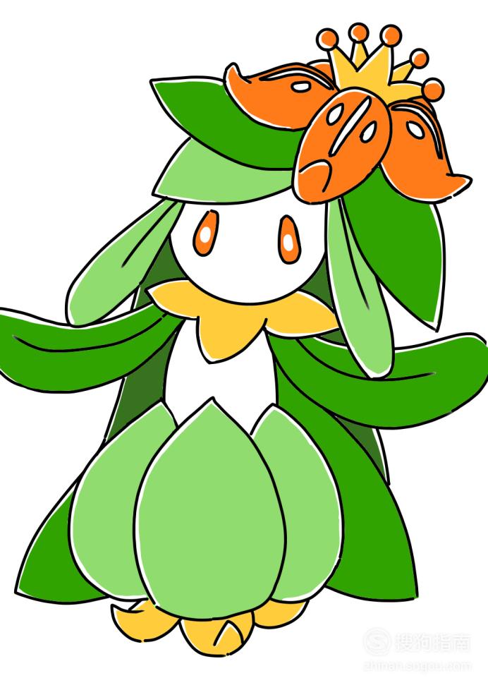 卡通简笔画:优雅仙子怎么画?