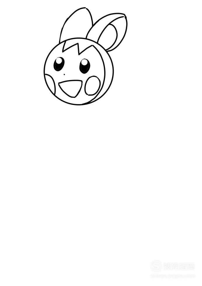 卡通简笔画:电飞鼠怎么画?