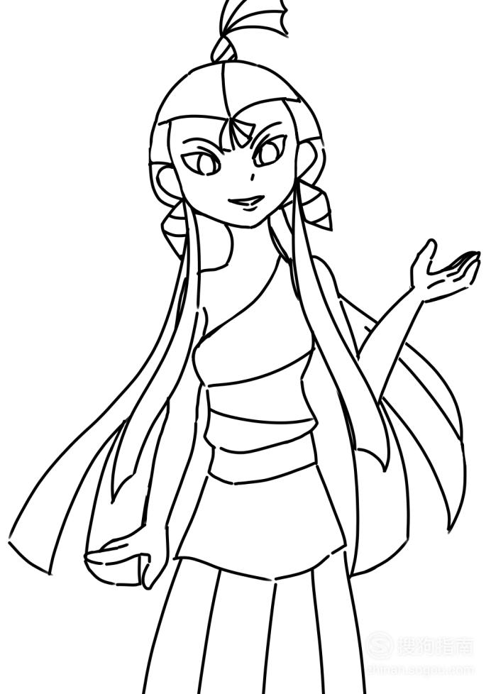 人物绘画:小龙女怎么画?