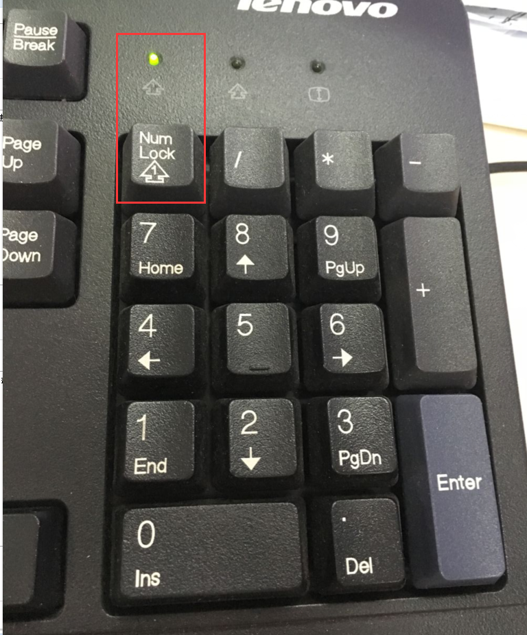 电脑键盘右边数字键不能用怎么办