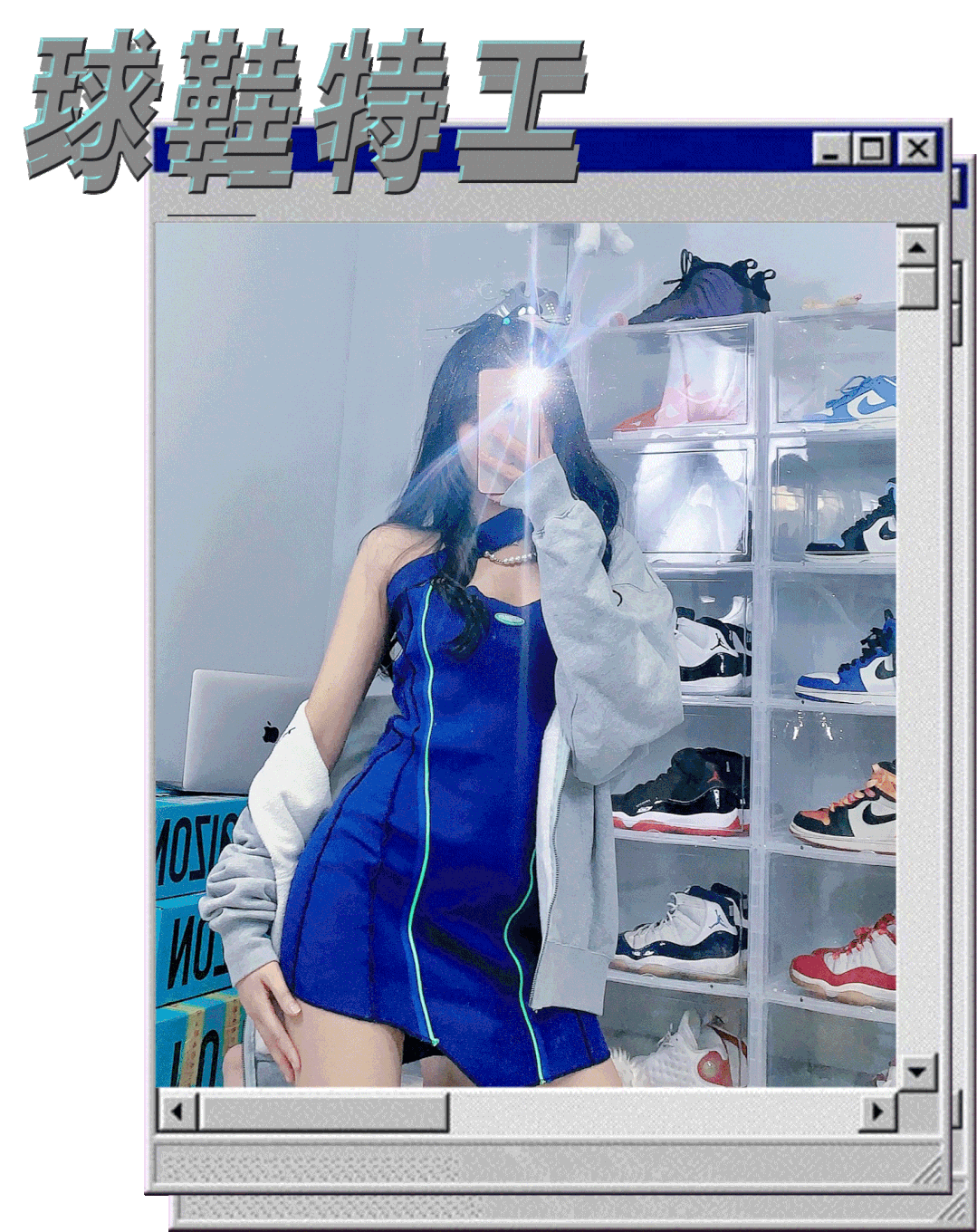 jk制服丝袜搭配球鞋竟是夏日财富密码球鞋辣妹拥有大长腿才是王者